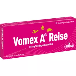 VOMEX Un viaje 50 mg de tabletas sublinguales, 10 pz