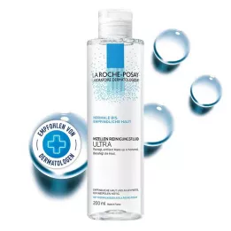 Roche Posay Micelles Limpieza de líquido Ultra por sensibles, 200 ml