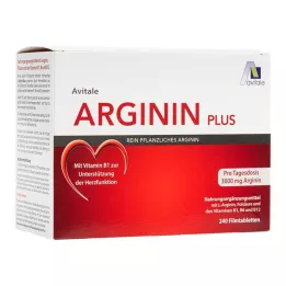 ARGININ PLUS Comprimidos recubiertos con película de vitamina B1+B6+B12+ácido fólico, 240 uds