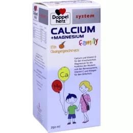 Doppelherz Suplemento dietético líquido familiar de calcio + magnesio., 250 ml