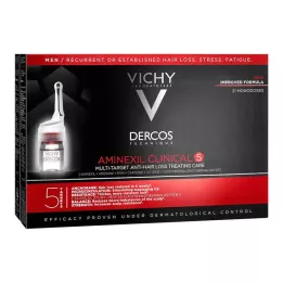 VICHY AMINEXIL Clinical 5 para hombres, 21 x 6 ml