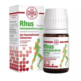 RHUS TOXICODENDRON D 6 comprimidos para dolores reumáticos, 80 uds