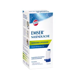 EMSER Ducha nasal con 4 bolsas de sal para enjuague nasal, 1 ud