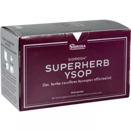 Bolsa de filtro SIDROGA SUPERHERB YSOP, 20 pz