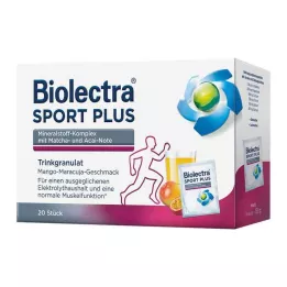 BIOLECTRA Sport Plus Gránulos para beber, 20 x 7,5 g