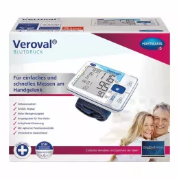 VEROVAL Tensiómetro de muñeca, 1 ud