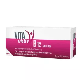 VITA AKTIV Tabletas de vitamina B12, 100 uds