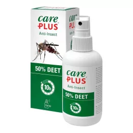 CARE PLUS Spray antiinsectos DEET 50%, 200 ml