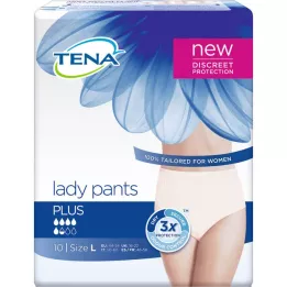 TENA LADY Pants más L, 10 pz