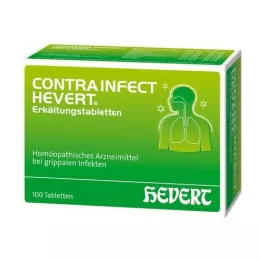 CONTRAINFECT Pastillas Hevert para el resfriado, 100 uds