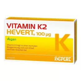 VITAMIN K2 HEVERT Cápsulas de 100 μg, 60 uds