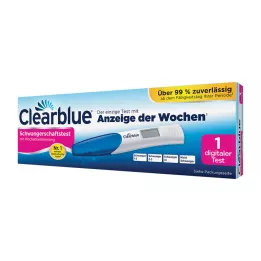 CLEARBLUE Prueba de embarazo con determinación de semana, 1 ud