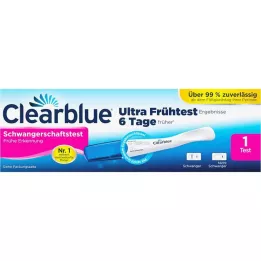 CLEARBLUE Prueba de embarazo detección temprana, 1 ud