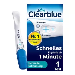 CLEARBLUE Prueba de embarazo detección rápida, 1 ud