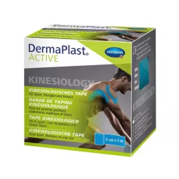 DERMAPLAST Cinta Kinesiológica Activa 5 cm x 5 m azul, 1 ud