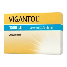 VIGANTOL 1,000, es decir, tabletas de vitamina D3, 50 pz