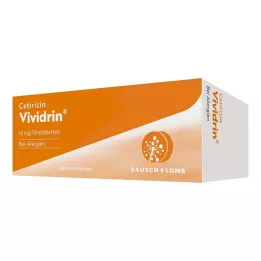 CETIRIZIN Vividrin 10 mg comprimidos recubiertos con película, 100 uds