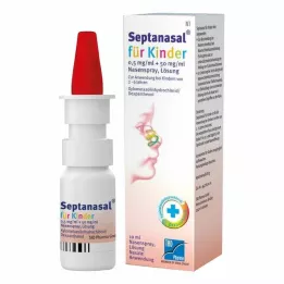 SEPTANASAL Para niños 0,5 mg/ml + 50 mg/ml supositorio nasal, 10 ml