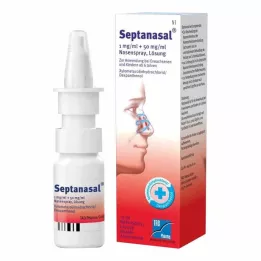 SEPTANASAL 1 mg/ml + 50 mg/ml aerosol nasal, 10 ml