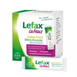 LEFAX intens Lemon Fresh Micro Granul.250 mg Sim., 50 uds