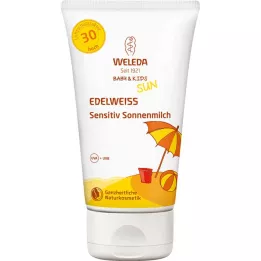 Weleda Edelweiss Sensitive Sun Milk Baby &amp; Child LSF 30, 150 ml