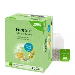FREETOX Té Vara de oro y manzanilla orgánico Salus en bolsitas filtrantes, 40 uds