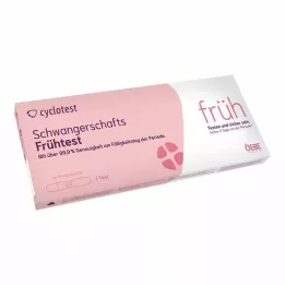 CYCLOTEST Prueba de embarazo temprana 10 mlU/ml de orina, 1 ud