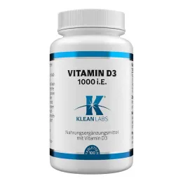 Vitamina D 1.000 UI comprimidos, 100 unidades