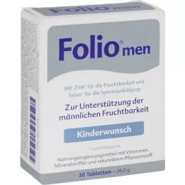 FOLIO Tabletas de hombres, 30 pz