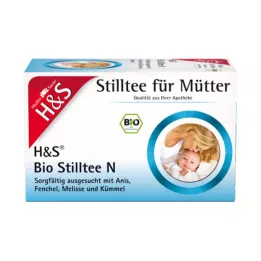 Té orgánico para la lactancia materna H&amp;S en bolsitas filtrantes, 20 x 1,8 g