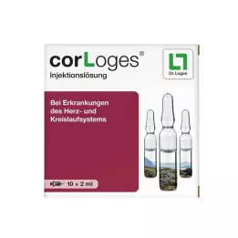 CORLOGES Ampollas de solución inyectable, 10X2 ml