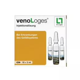 VENOLOGES Ampollas de solución inyectable, 10X2 ml