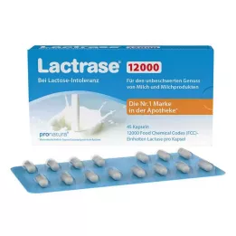 LACTRASE 12.000 FCC cápsulas, 45 uds