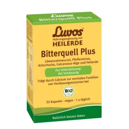 LUVOS Curación de la tierra Bio Bitterquell más cápsulas, 30 pz