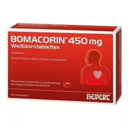 BOMACORIN Comprimidos de espino blanco de 450 mg, 100 uds
