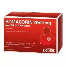 BOMACORIN Comprimidos de espino blanco de 450 mg, 200 uds