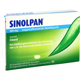 SINOLPAN 100 mg de cápsulas blandas resistentes gástricas, 50 pz