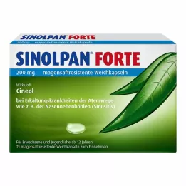 SINOLPAN Forte 200 mg cápsulas blandas gastrorresistentes, 21 uds