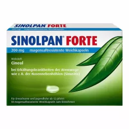 SINOLPAN Forte 200 mg cápsulas blandas gastrorresistentes, 50 uds