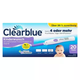 CLEARBLUE Test de ovulación avanzado &amp; digital, 20 uds