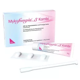 MYKOFUNGIN 3 comprimidos vaginales combinados de 200 mg + 10 mg/g de Cre., 1 envase