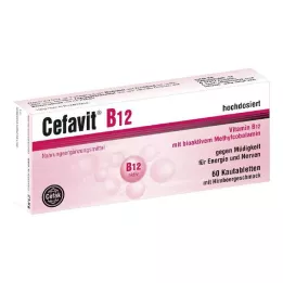 CEFAVIT Tabletas masticables de vitamina B12, 60 uds