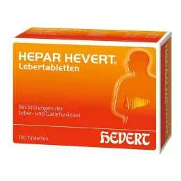 HEPAR HEVERT Tabletas para el hígado, 100 uds