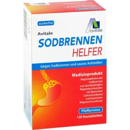 SODBRENNEN Comprimidos masticables Helfer, 120 uds