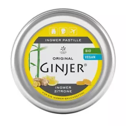 INGWER GINJER Pastillas de limón orgánico, 40 g