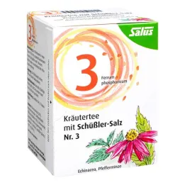 Infusión de hierbas con sal Schüssler número 3 Salus Fbtl.(15 unidades)