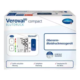 VEROVAL Dispositivo de medición de presión arterial de la parte superior del brazo compacto, 1 pz