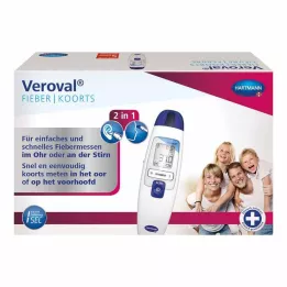 VEROVAL Termómetro de fiebre infrarroja 2in1, 1 pz
