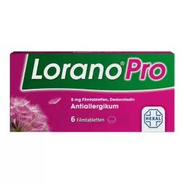 LORANOPRO Comprimidos recubiertos con película de 5 mg, 6 uds