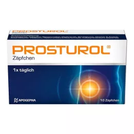 PROSTUROL Supositorios, 10 uds